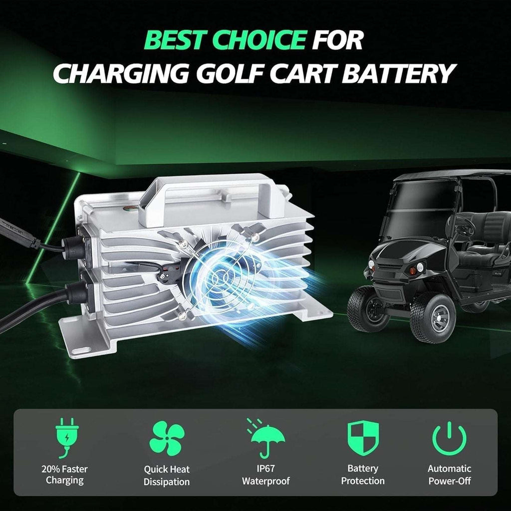 36 Volt 18 AMP Battery Charger Crowfoot Plug For EZGO Club Car Yamaha Golf Cart