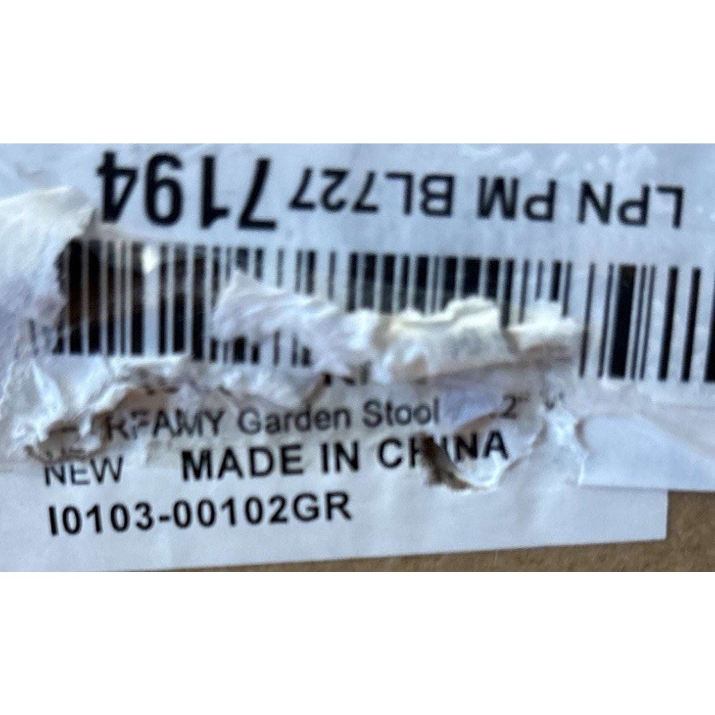 DEERFAMY 10.2"W Gardening Stool, Garden Kneeler Seat Tool Pouches 350lbs Green