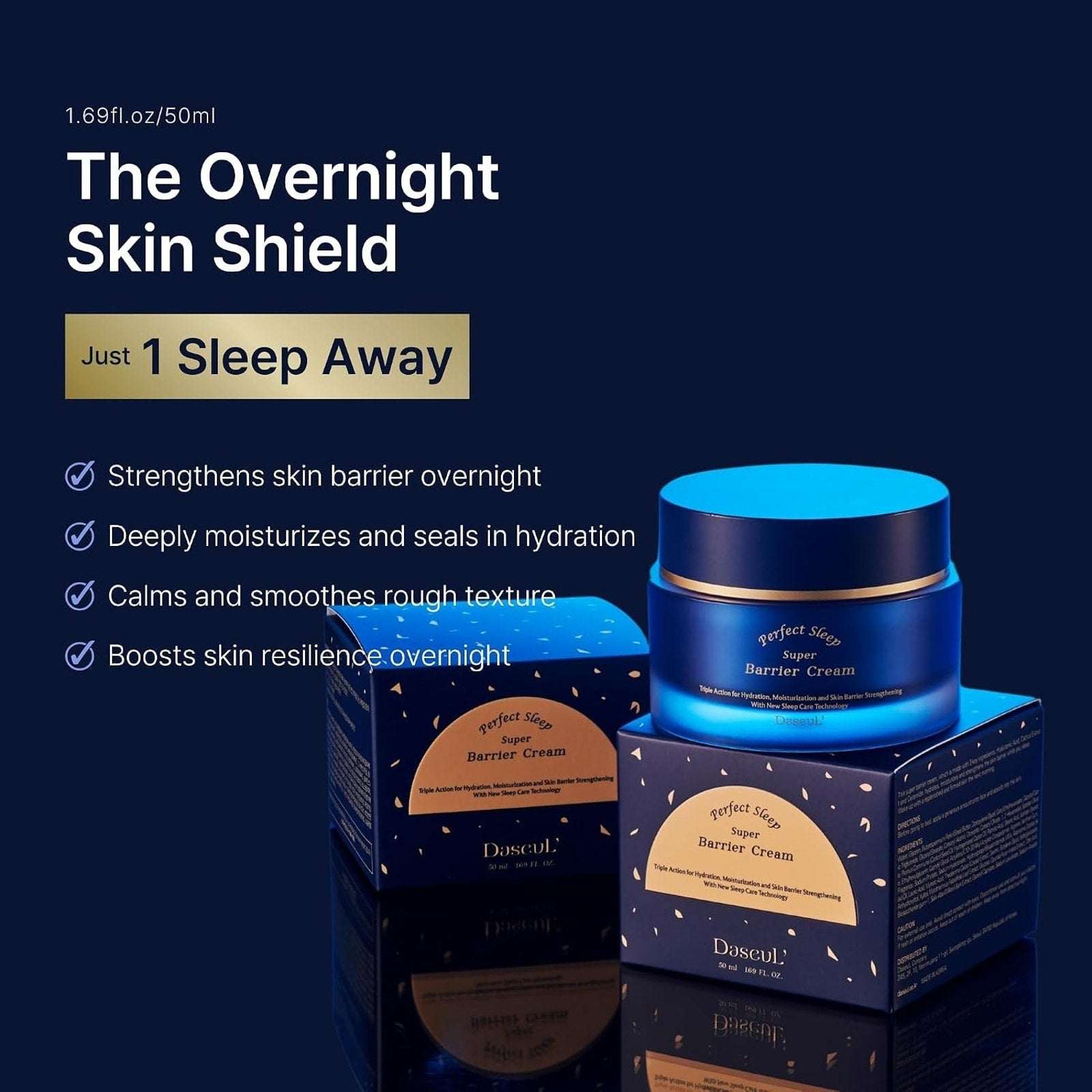 DASEUL Perfect Sleep Super Barrier Hydrating Moisturizing Firming Cream 50ml