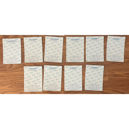 Lot Of 34 1981 Topps Baseball GIANT PHOTO CARDS Home Team NY Yankees / Mets