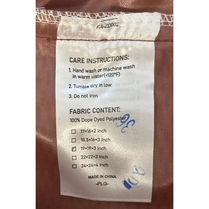 Favoyard Patio Chair Cushions 19 x 19 x 3 Inch Waterproof Outdoor Seat 2 Pack