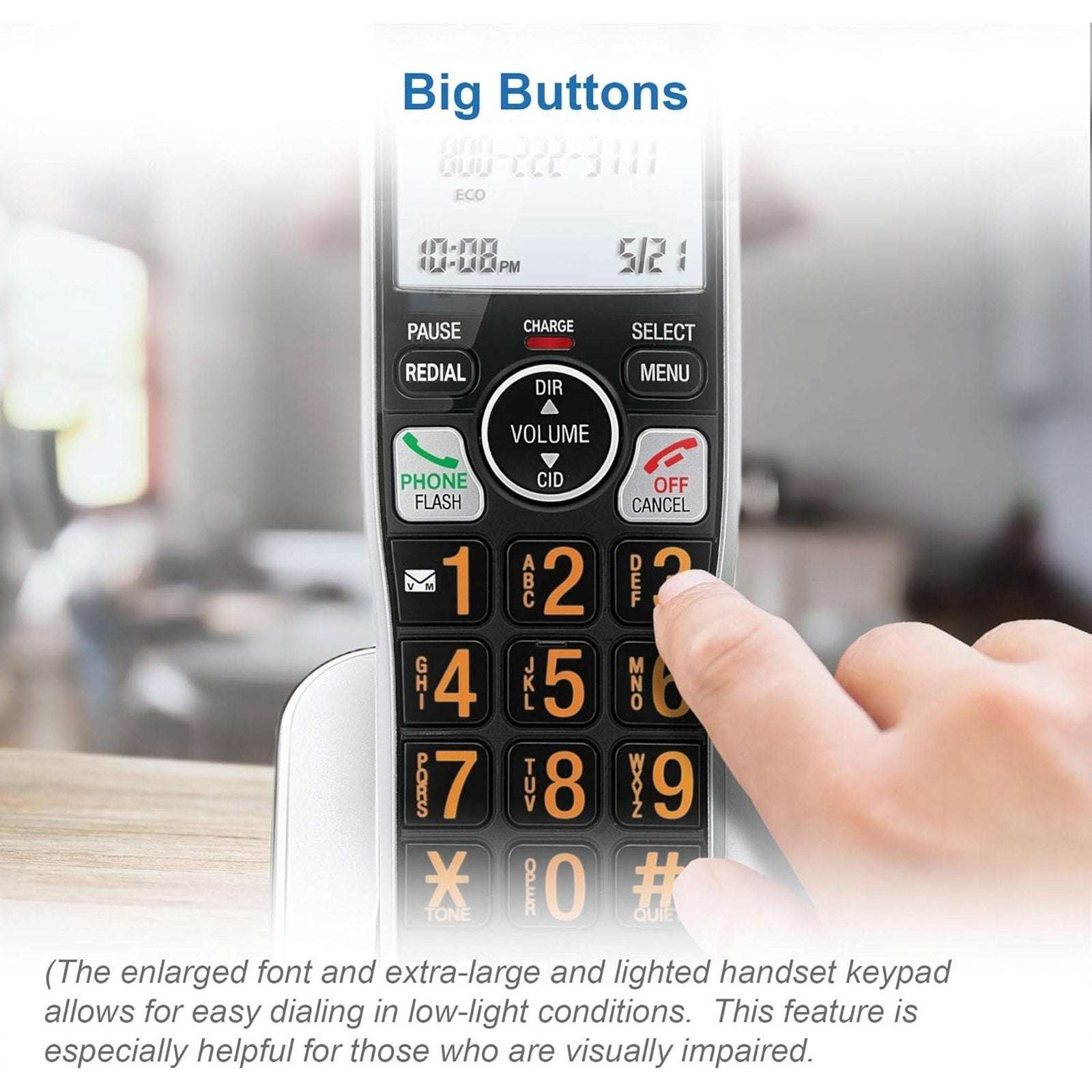 AT&T BL102 DECT 6.0 Cordless Phone w/ Answering Machine Caller ID/Block Intercom