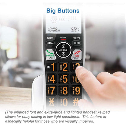 AT&T BL102 DECT 6.0 Cordless Phone w/ Answering Machine Caller ID/Block Intercom