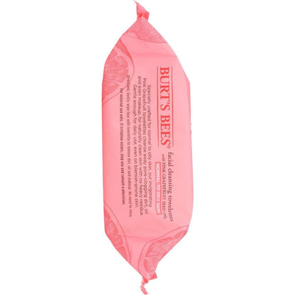 3 Packs Burt's Bees Facial Cleansing Towelettes Pink Grapefruit 90 Total Wipes