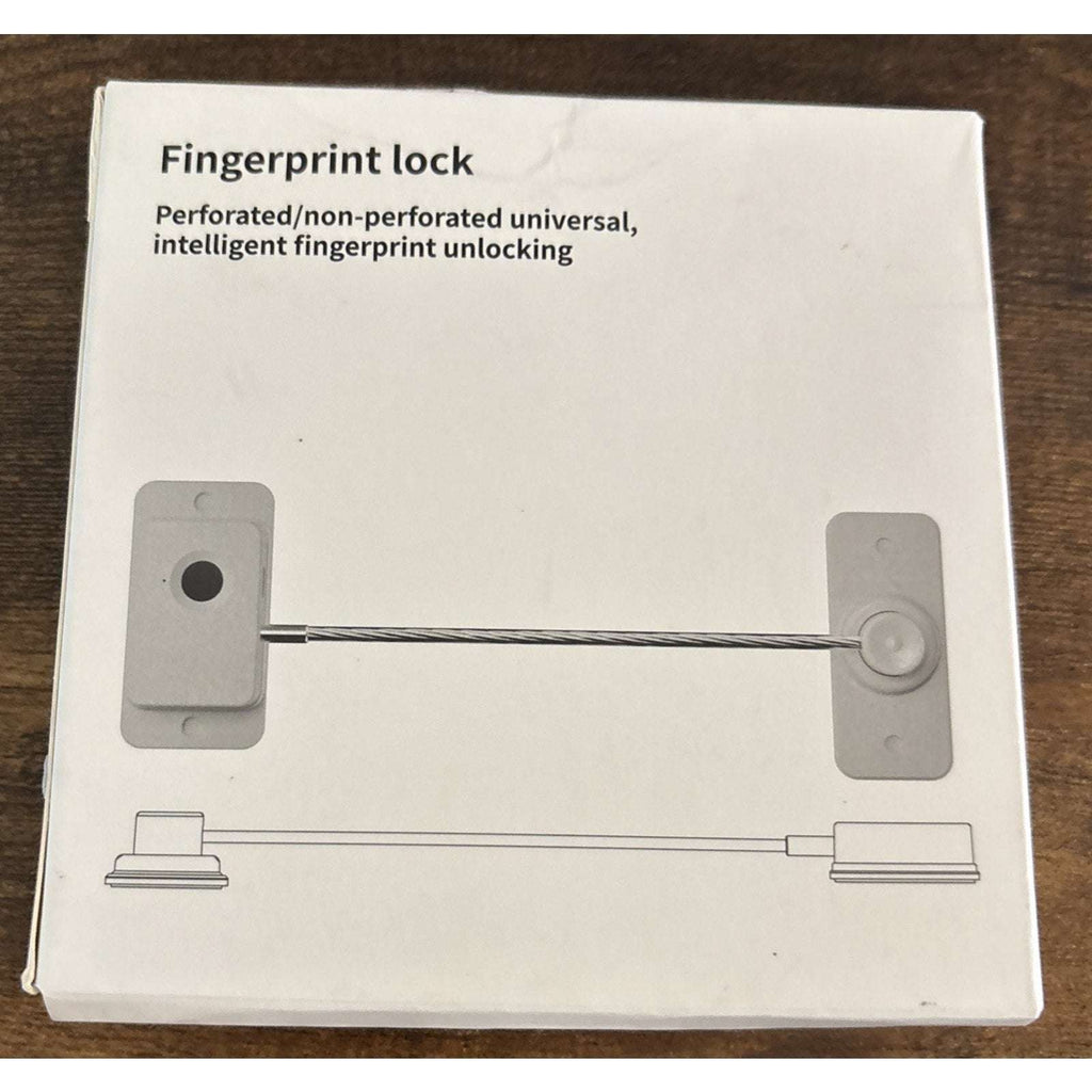 Fingerprint Fridge Lock - Child & Pet Proof Security for Drawers Balcony Doors