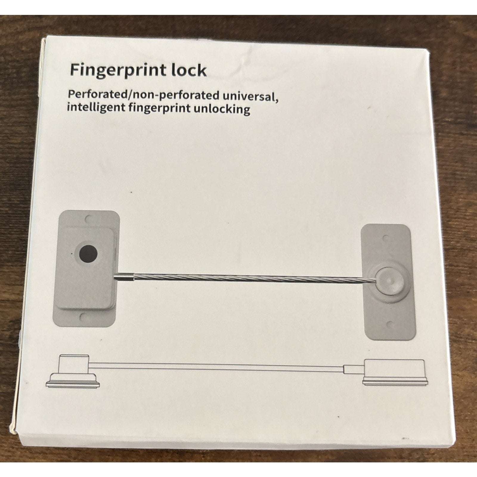 Fingerprint Fridge Lock - Child & Pet Proof Security for Drawers Balcony Doors