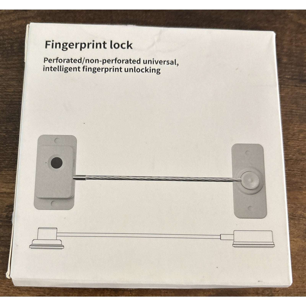 Fingerprint Fridge Lock - Child & Pet Proof Security for Drawers Balcony Doors