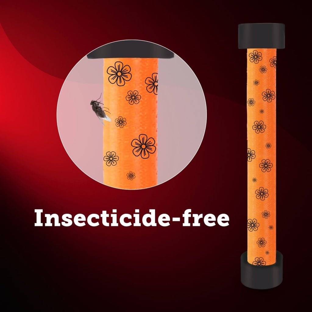 Starbar EZ Fly Stik Odorless Sticky Fly Trap 2-Pack Indoor & Outdoor w/ Hanger