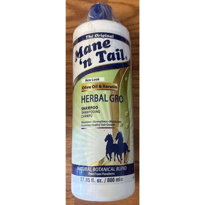 5-Pack Mane 'n Tail HERBAL GRO SHAMPOO with OLIVE OIL & KERATIN 27.05 fl oz
