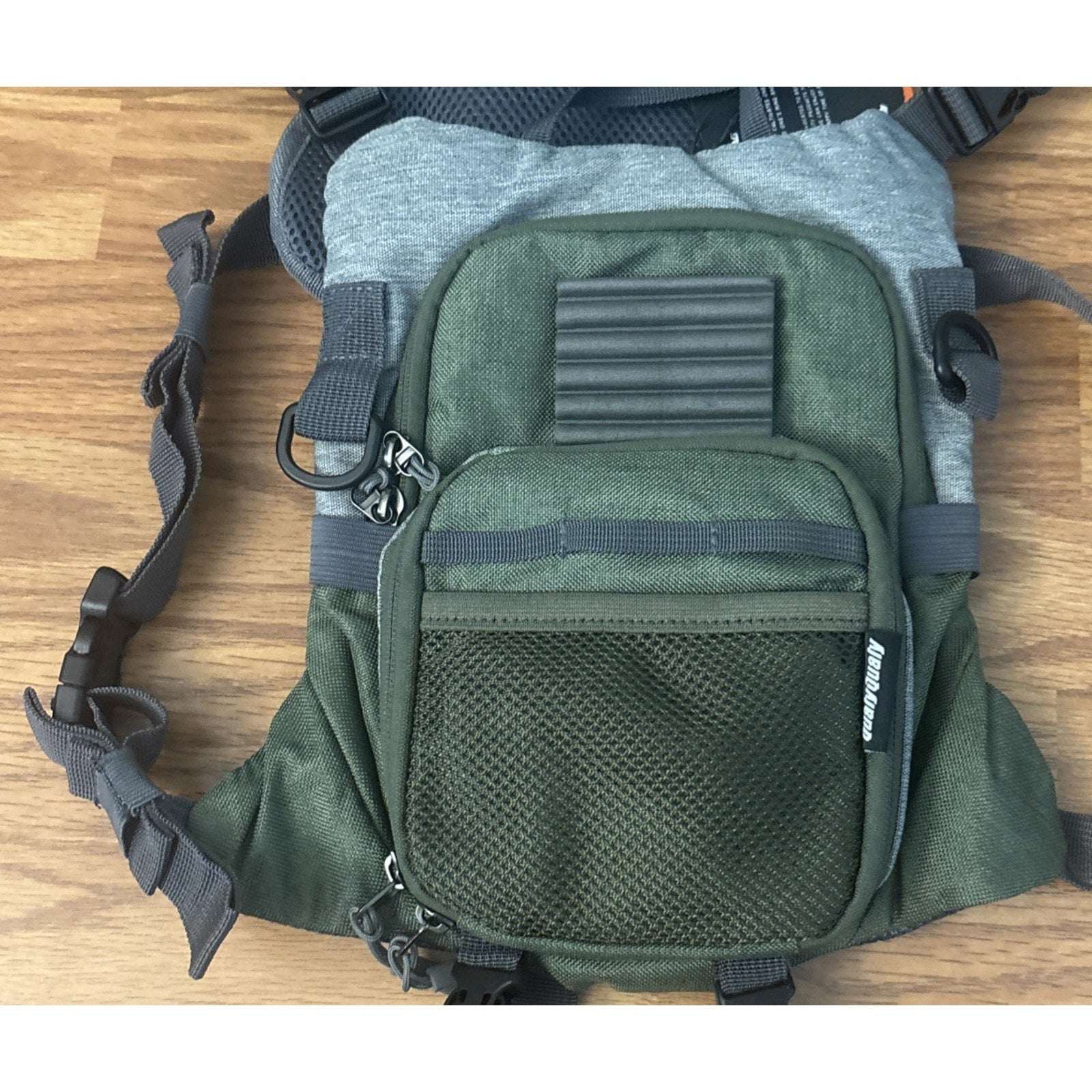 QulayQualy Fly Fishing Pack Chest Pack w/ Work Station Lightweight Tackle Bag