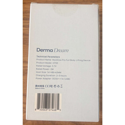 Derma Dream MYOGLOW PRO FULL BODY Firming Lifting Device w/ 2 HEAT/7 LIGHT MODES