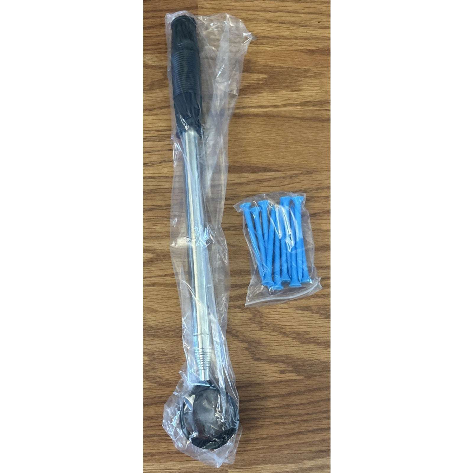 JKL 9Ft Two-Sided Telescopic Golf Ball Retriever for Water Stainless Steel Shaft