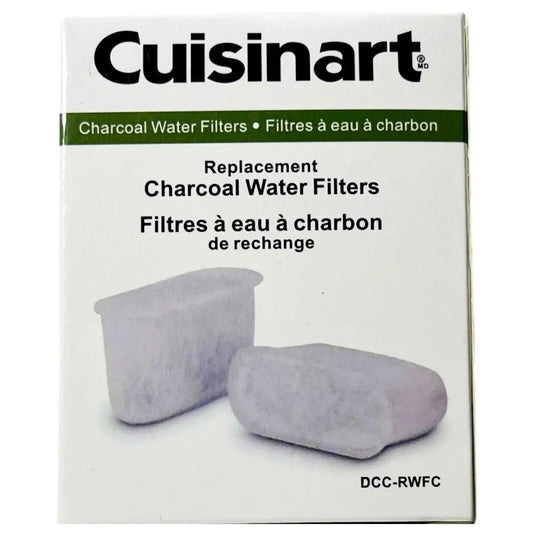 Cuisinart DCC-RWFC Replacement Charcoal Water Filters 2 Filters - NEW