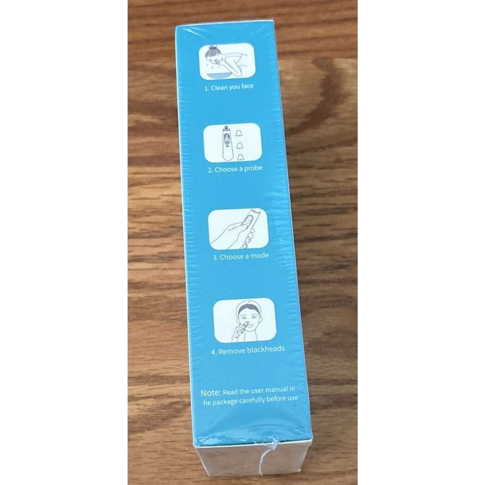Blackhead Remover Pore Vacuum w/ LED Screen & 4 Probes Tighten, Lift & Exfoliate