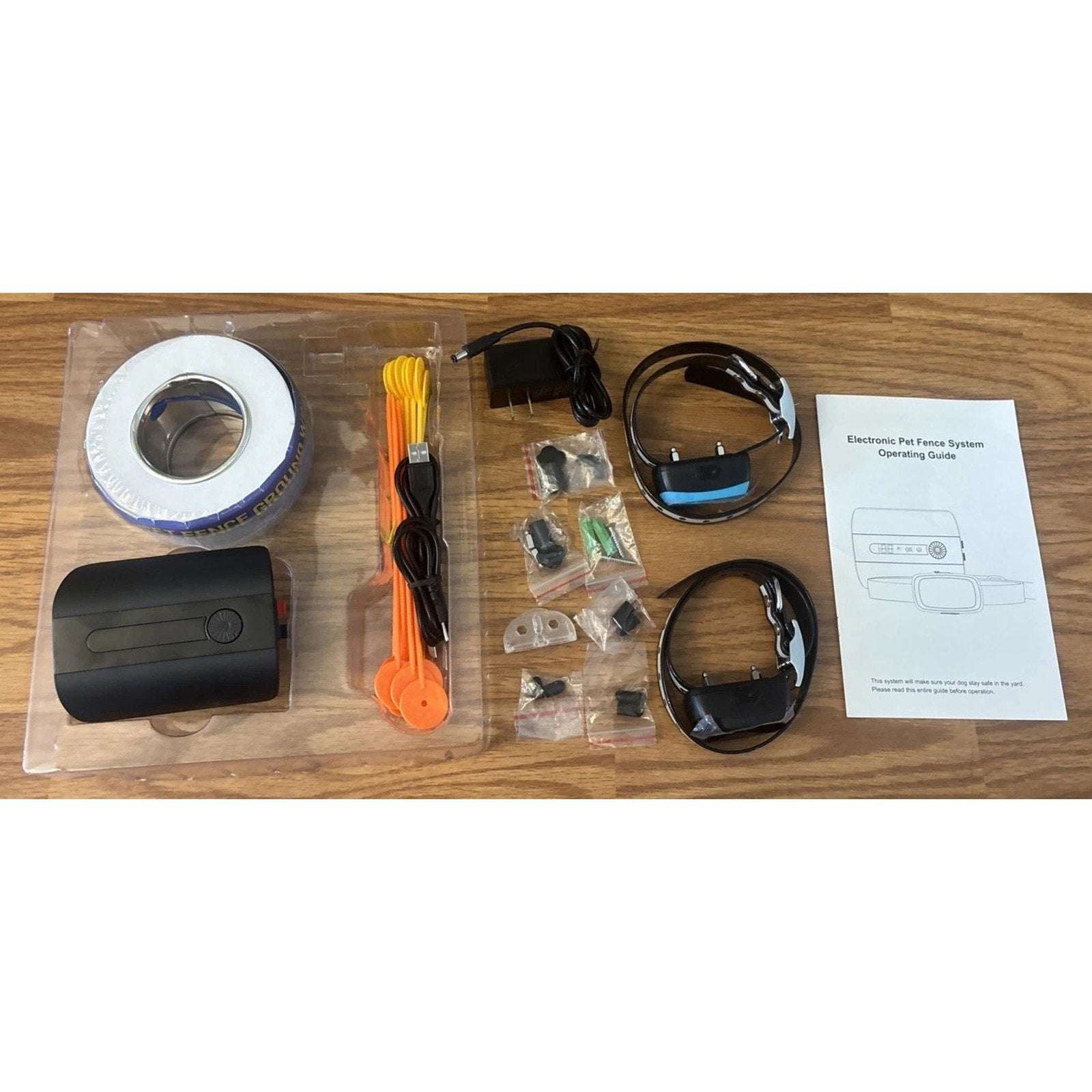 2 Dog Electric Fence InGround Pet Containment System Waterproof Training Collars