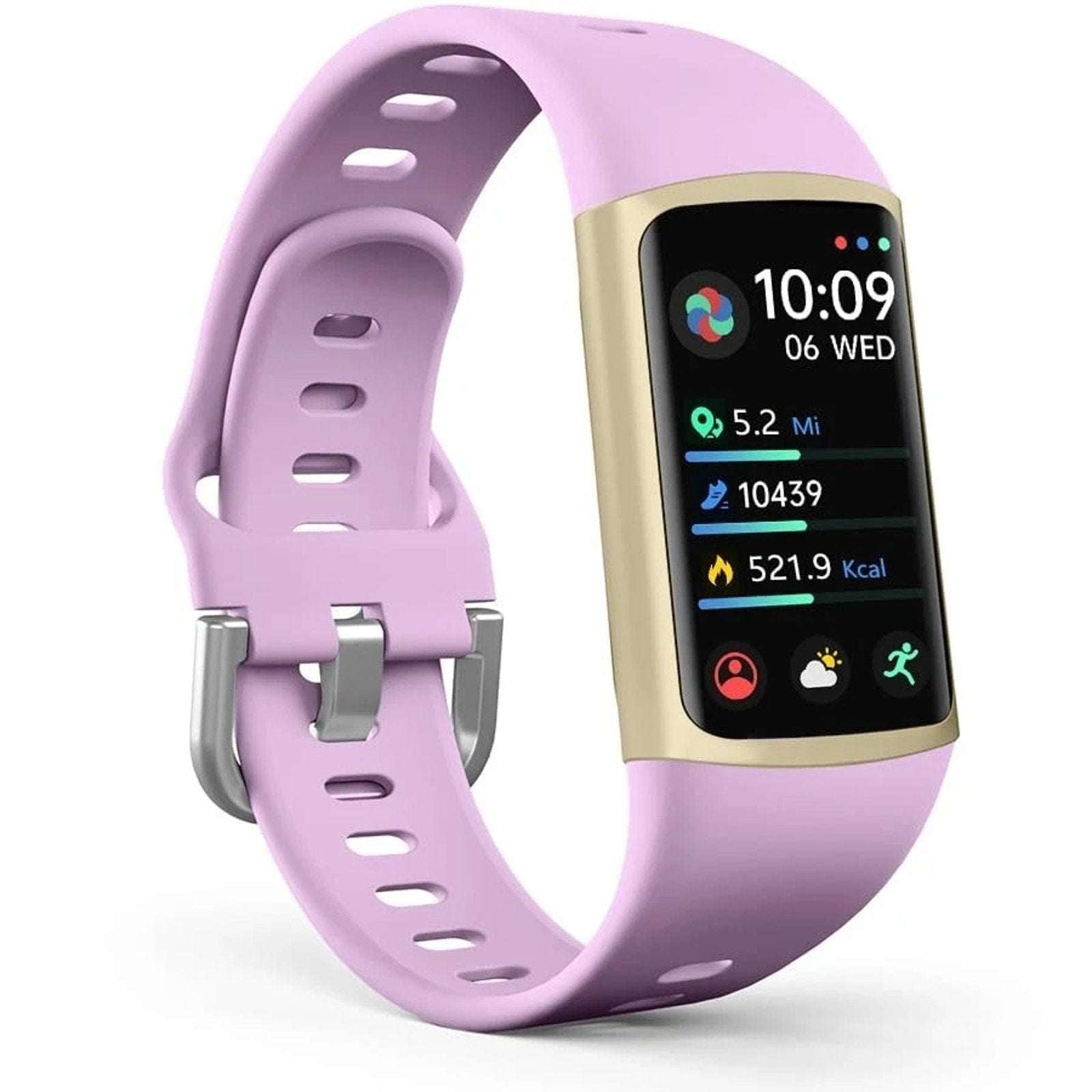 FITVII FINO 2 Slim Fitness Tracker, Smart Watch with Blood Oxygen, Sleep Monitor