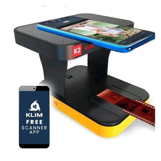 KLIM K2 Mobile Film Scanner 35mm + Positive & Negative+ Slide + Photo Scanner