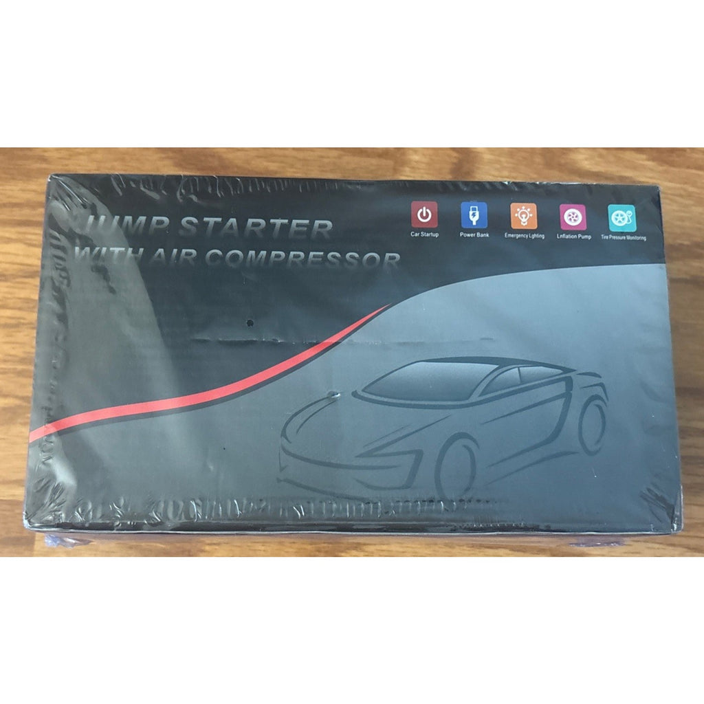 Portable Car 4000A 12V Battery Jump Starter, TPM, 150PSI Inflator, Power Bank +