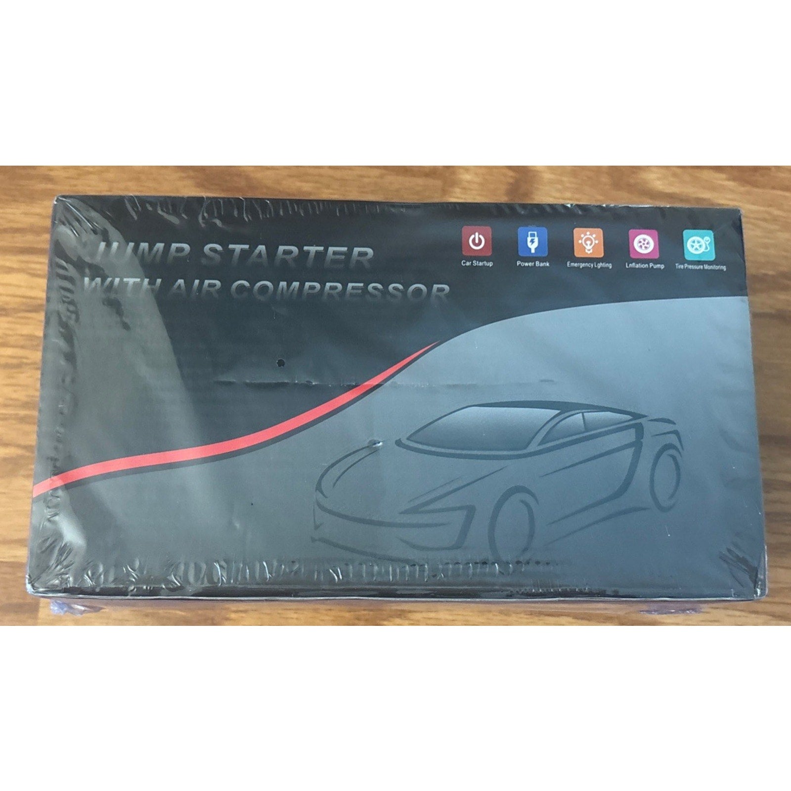 Portable Car 4000A 12V Battery Jump Starter, TPM, 150PSI Inflator, Power Bank +