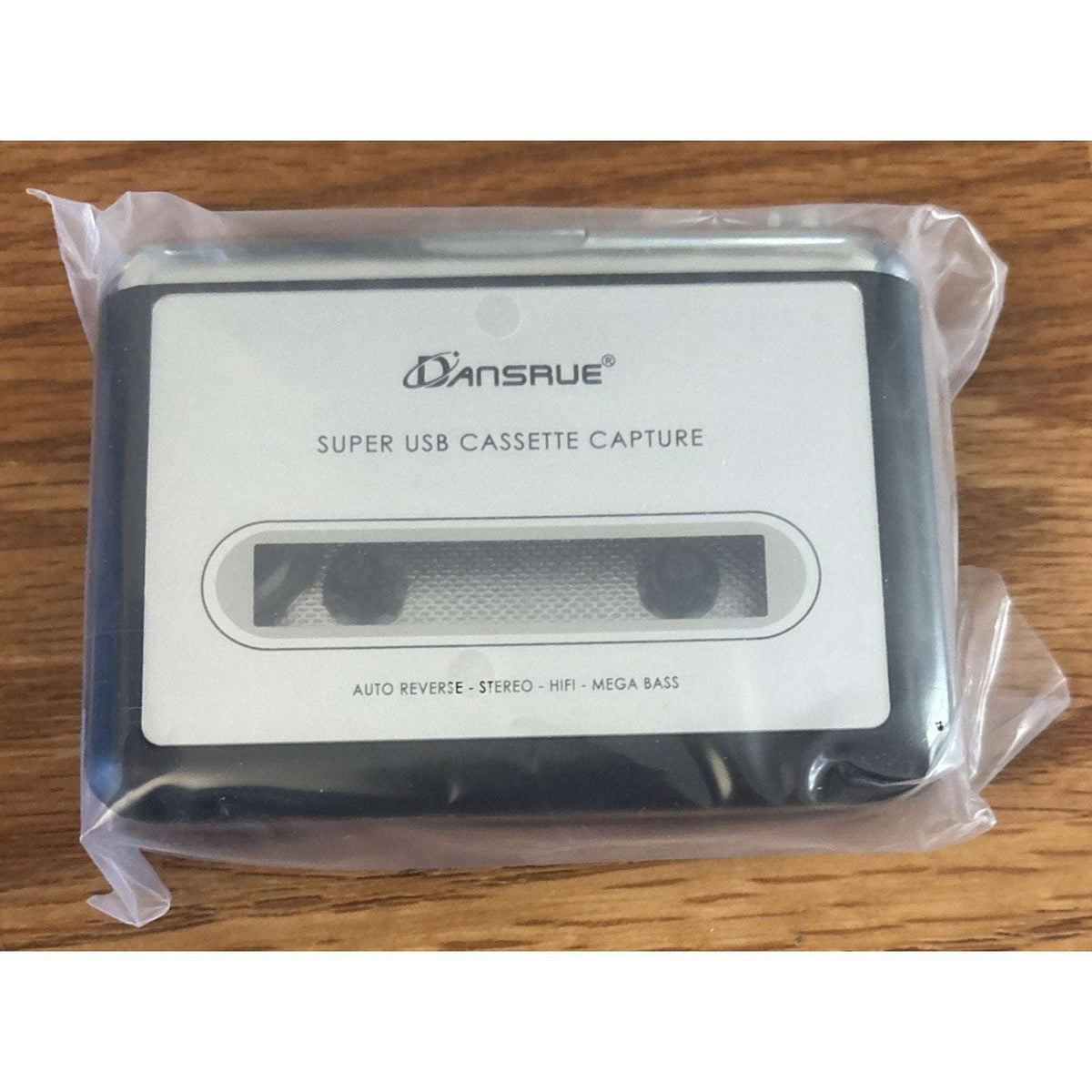 Dansrue USB Cassette Tape to MP3 Converter with Software CD and Headphones