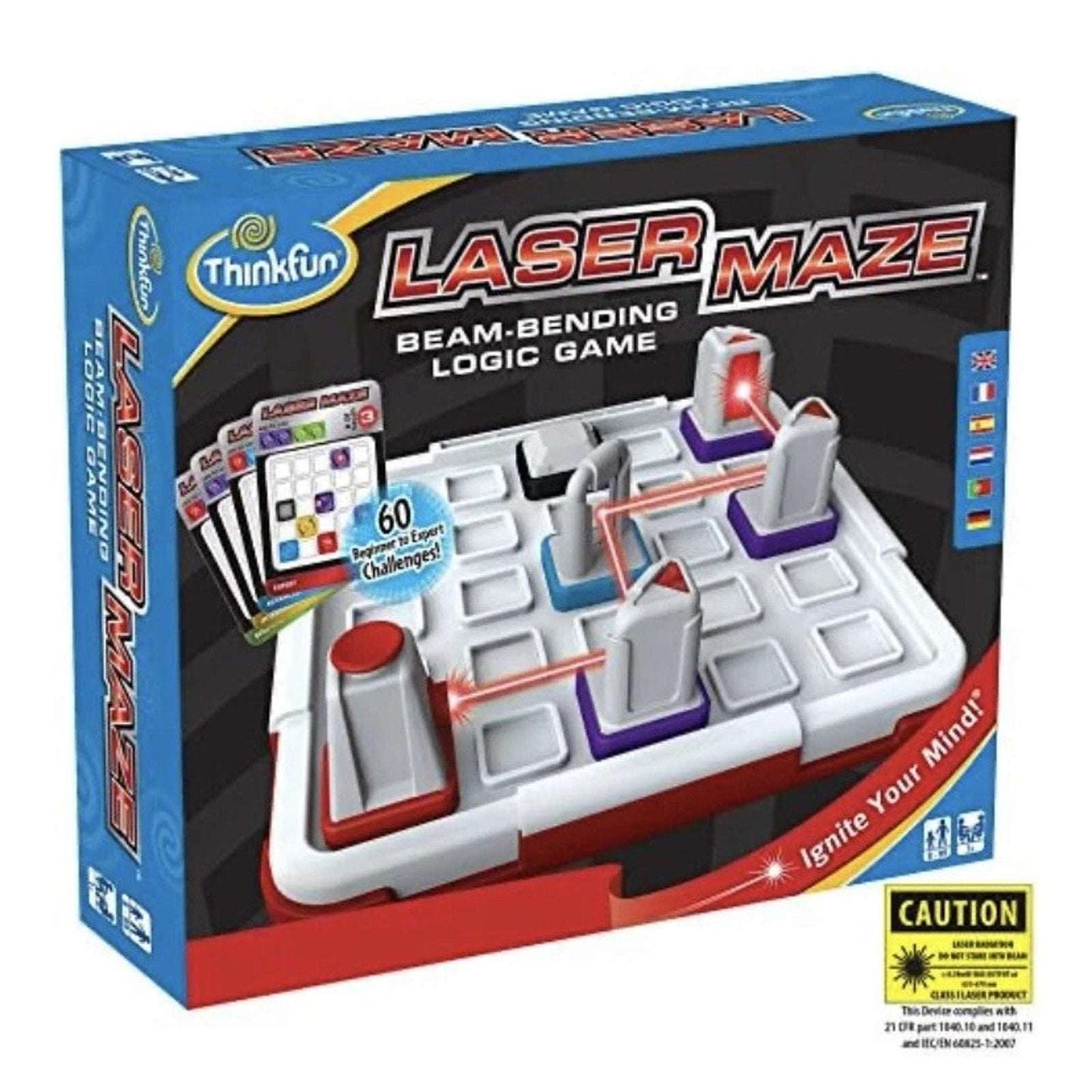 Think Fun Laser Maze Brain Game - STEM Award - Multi-Level Beginner to Expert