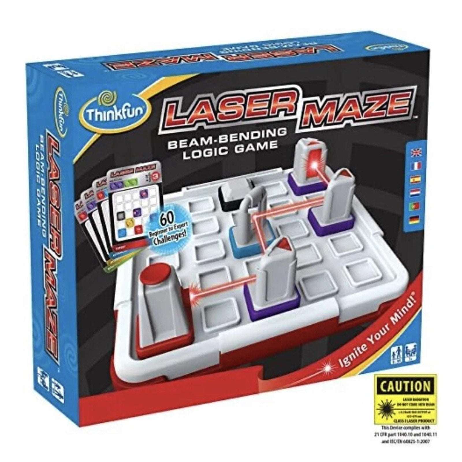 Think Fun Laser Maze Brain Game - STEM Award - Multi-Level Beginner to Expert