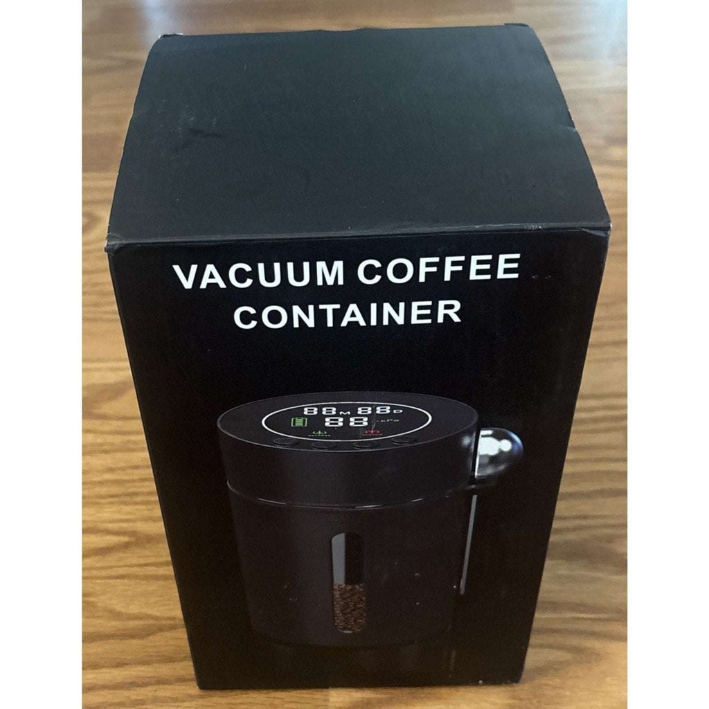 Automatic Airtight Vacuum Sealing Coffee Canister 1.3L Smart Sensors LCD Display