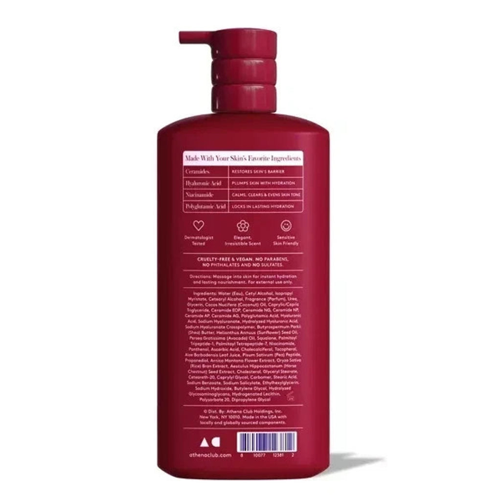 Athena Club Skin Perfecting Body Lotion Love Letter 16floz Pink Pepper, Iris, Wo