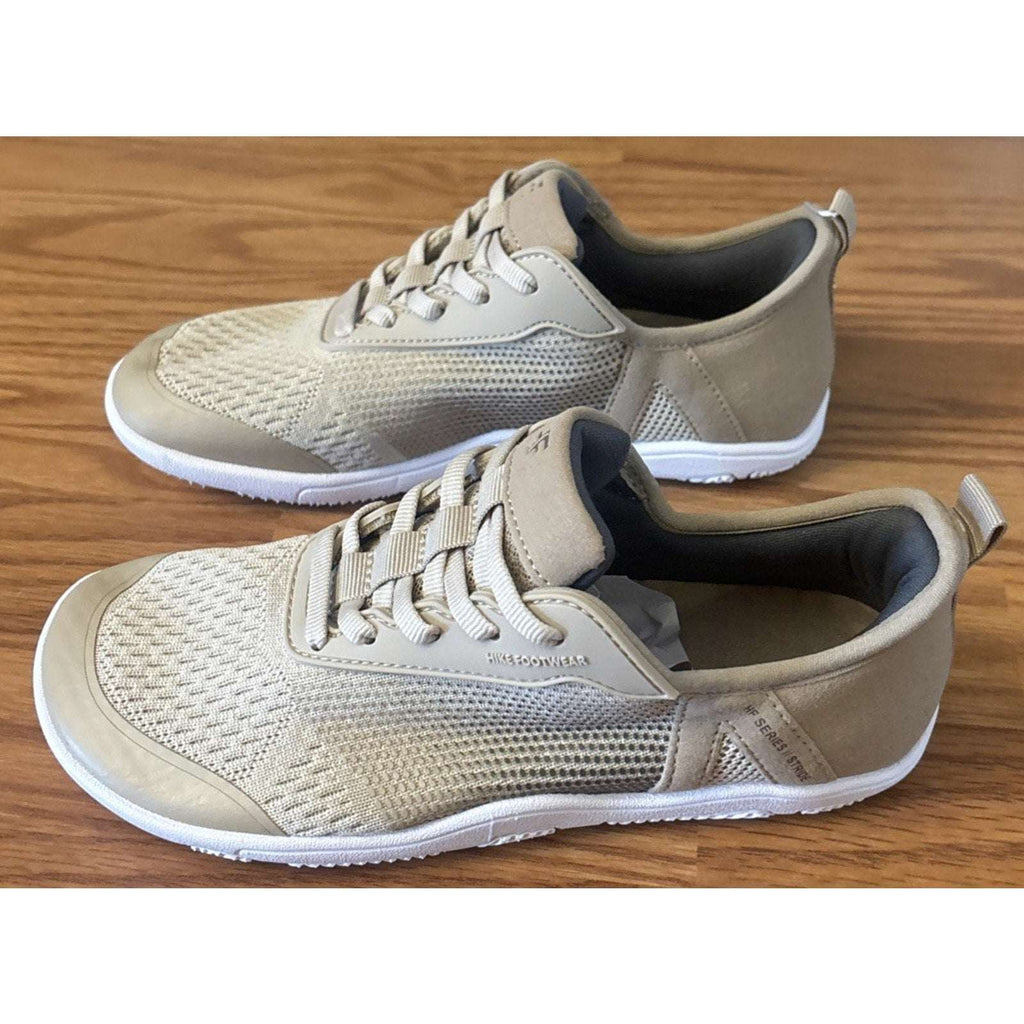 Hike Footwear HF Stride Beige Barefoot Sneakers Unisex Size EU 36 W 6 M 4