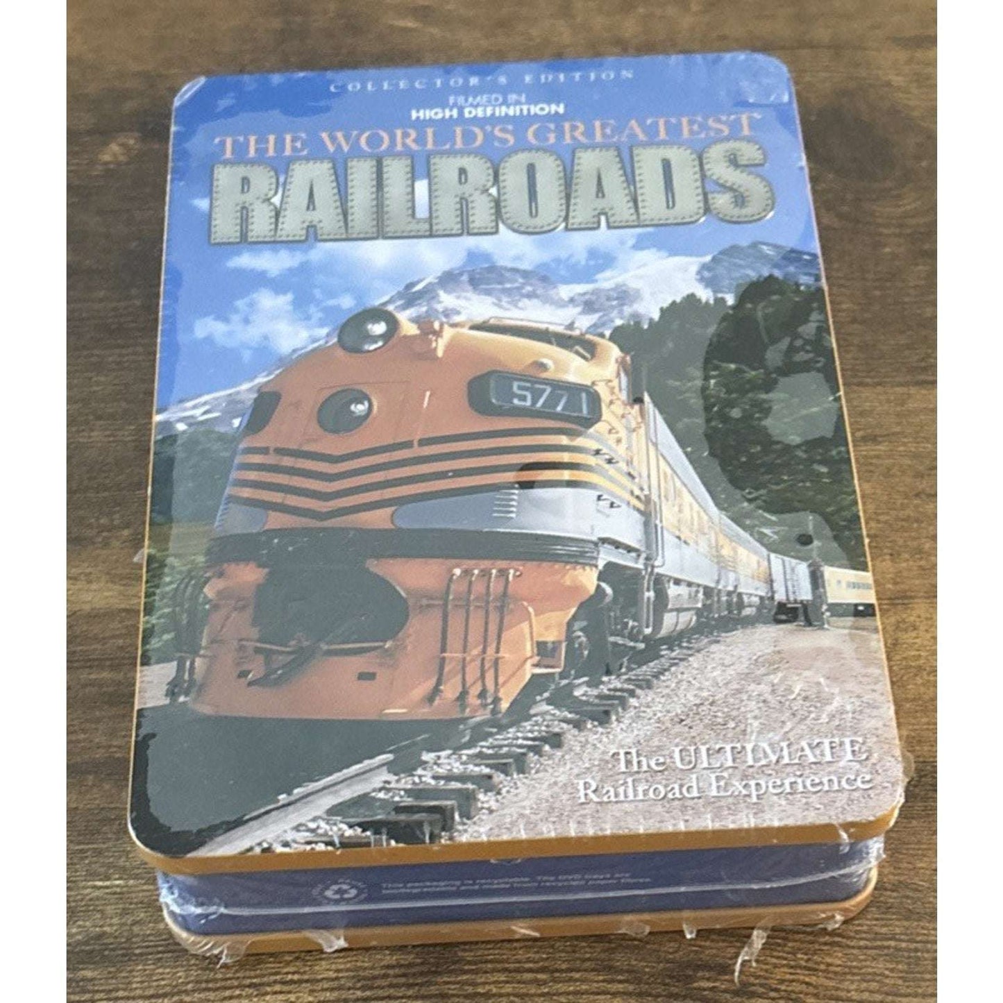 The World's Greatest Railroads 5 HD-DVD Disc Set Tin Box - Ultimate Railroad Exp