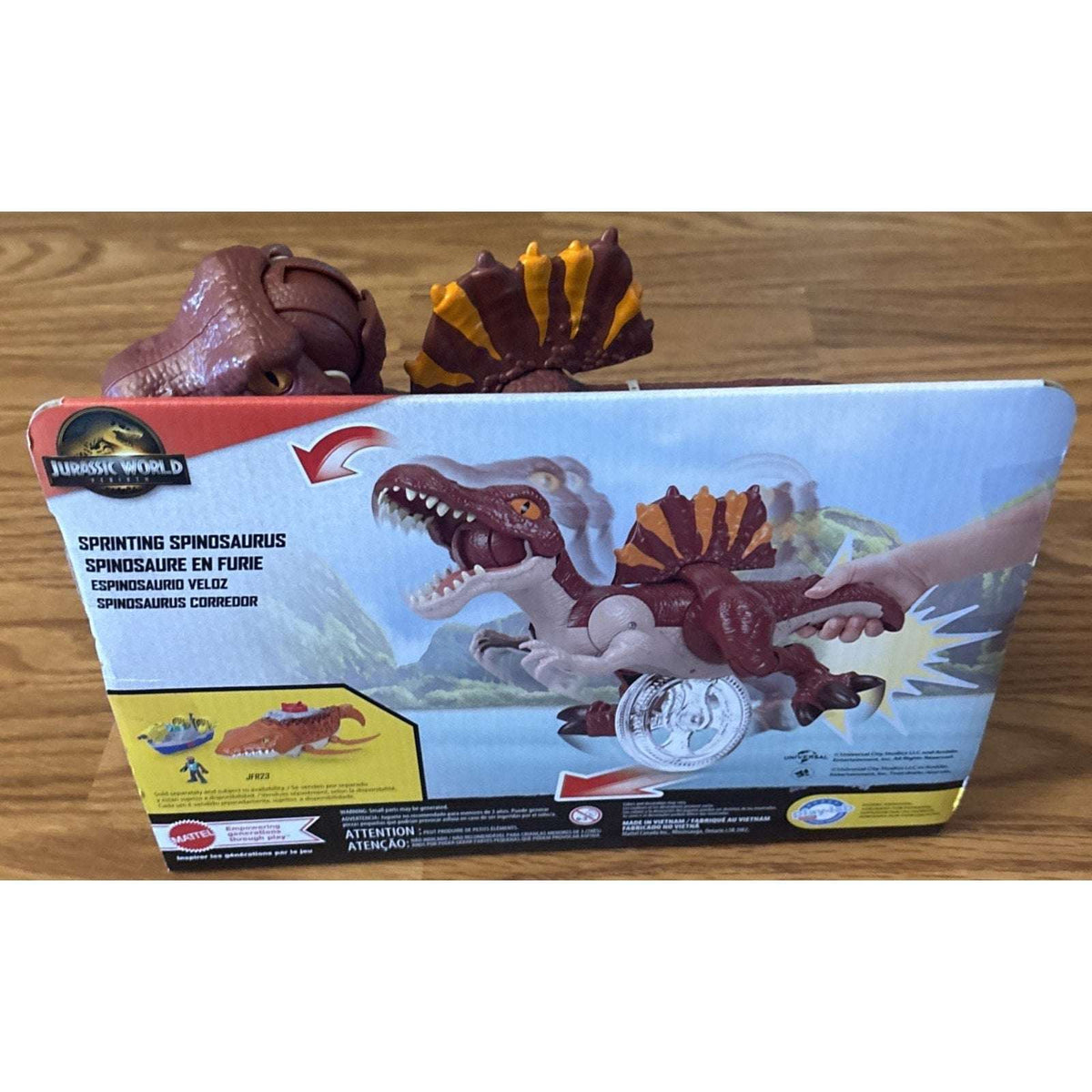 Fisher-Price Imaginext Jurassic World Rebirth Sprinting Spinosaurus Dinosaur 3+