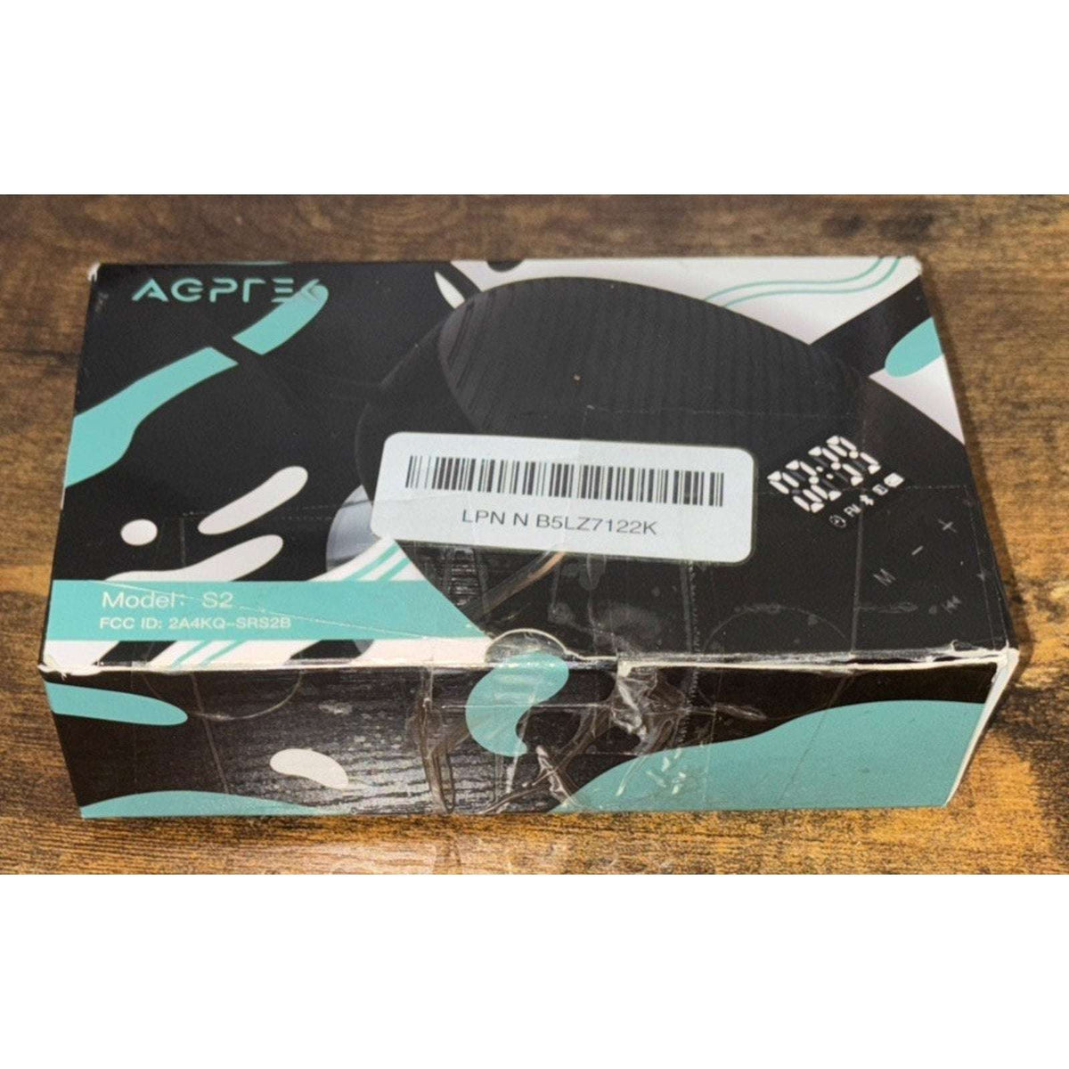 AGPTEK Bluetooth 5.0 Waterproof Wireless FM Radio Speaker Rechargeable Model S2