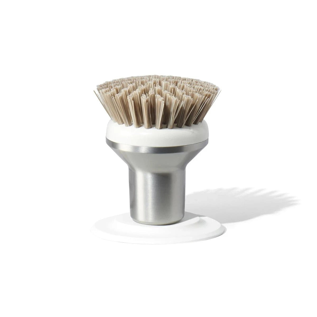 Curio Home Goods Ionic Palm Brush Set Magnetized Stands Upright Stainless Steel