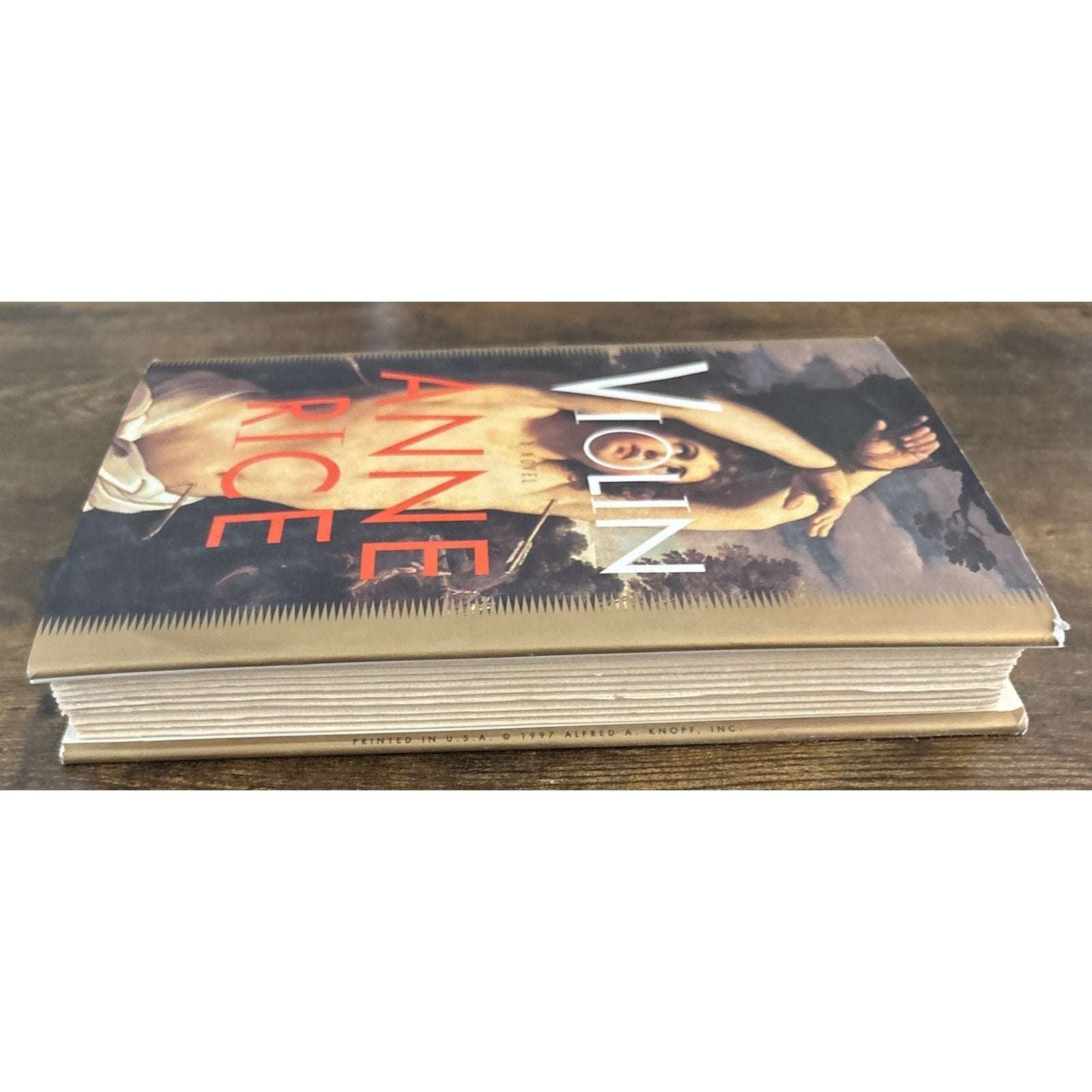 Violin by Anne Rice 1997 HC/DJ Stated First Trade Edition