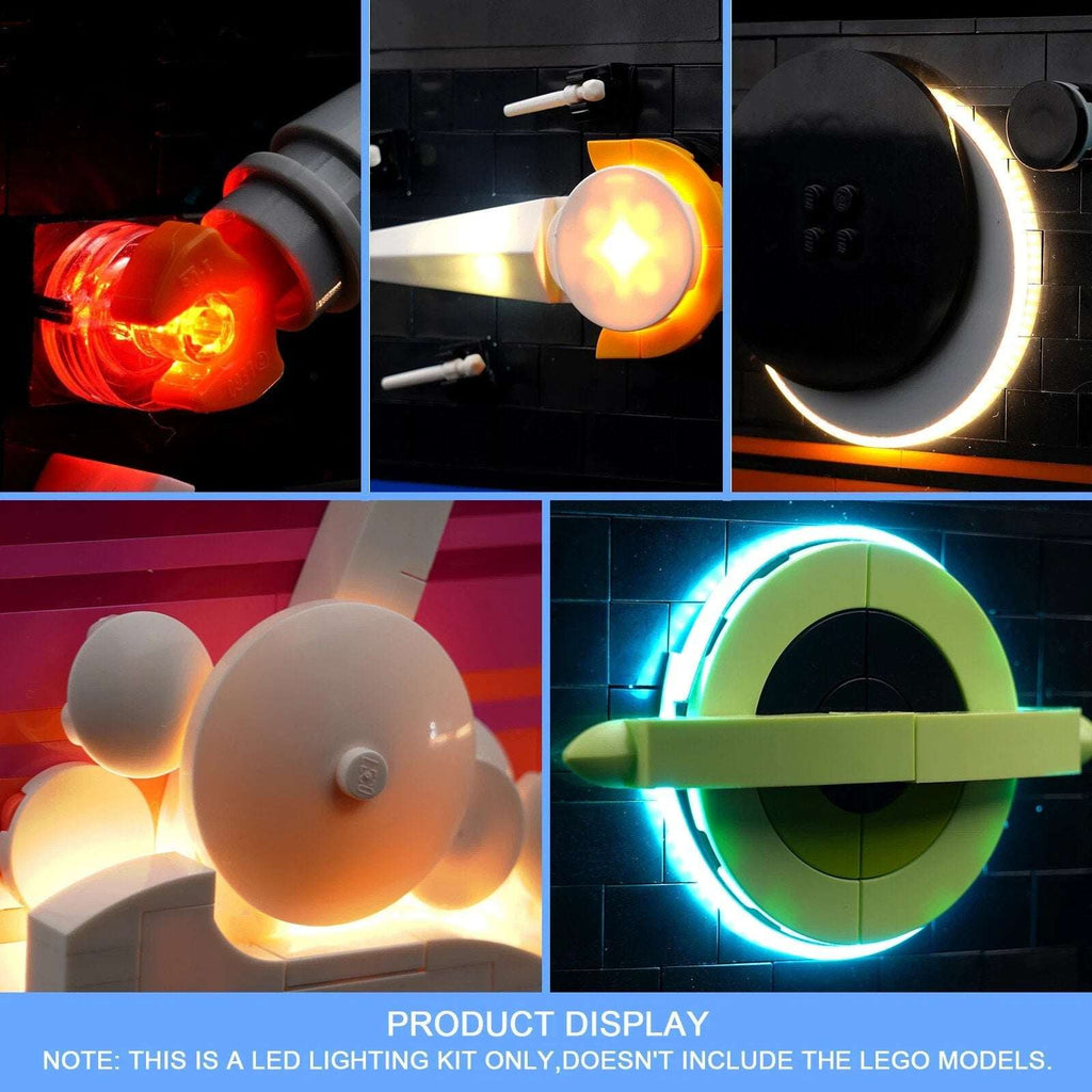 LocoLee LED Light Kit for Lego 21340 Ideas Tales of the Space Age Lighting Set
