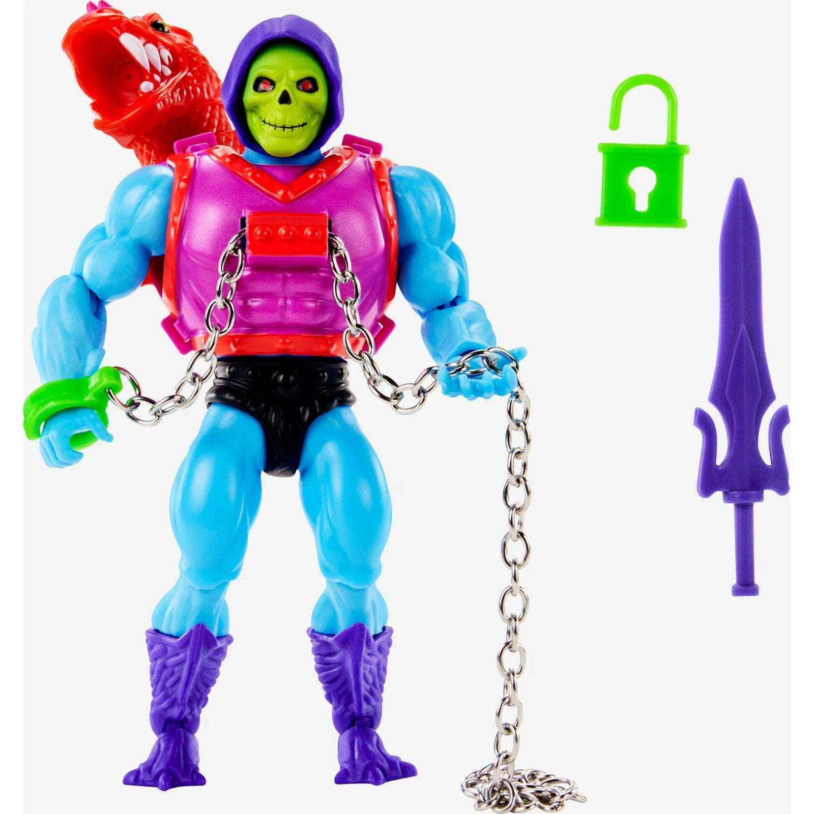 Masters of the Universe Deluxe Dragon Blaster Skeletor 2022 w/ Spraying Dragon