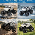 1:16 RC Amphibious Tesla 4WD All-Terrain Waterproof Monster Truck, 360° Rotation