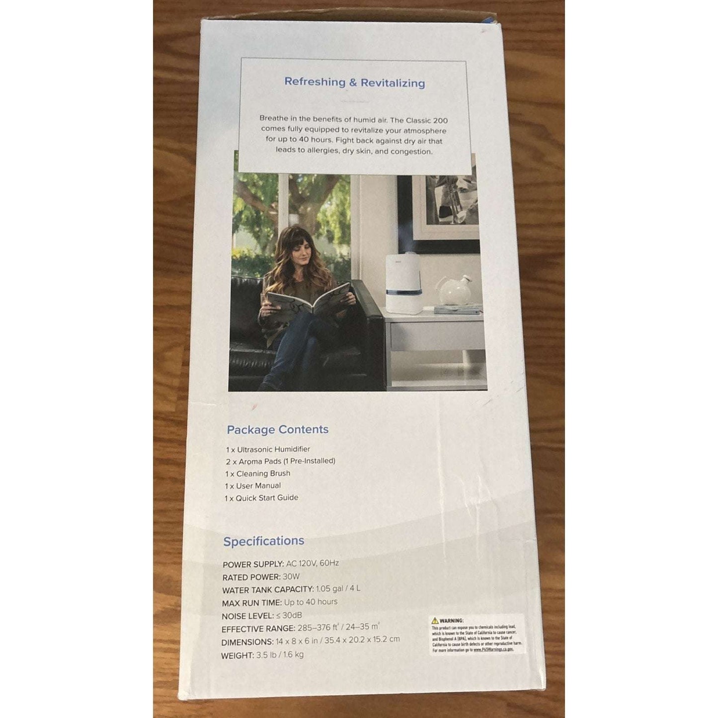 Levoit 4L Ultrasonic Cool Mist Humidifier & Aromatherapy Diffuser Auto-Off Quiet