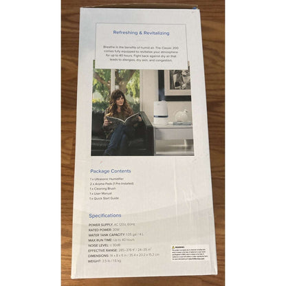 Levoit 4L Ultrasonic Cool Mist Humidifier & Aromatherapy Diffuser Auto-Off Quiet