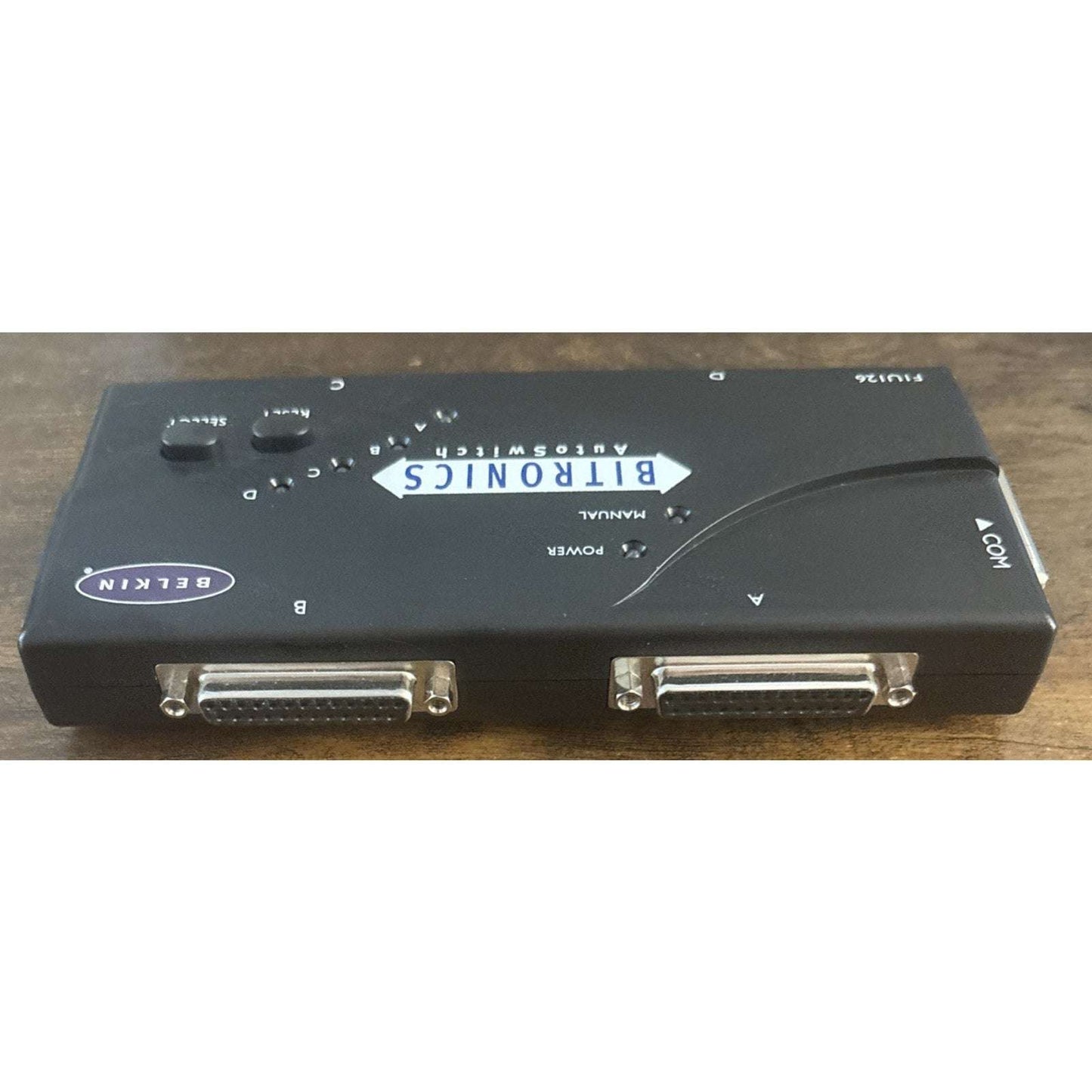 Belkin F1U126-KIT Bitronics Data AutoSwitch 4 Parallel Port IEEE 1284 Cable Incl