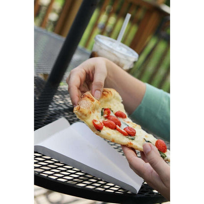 New Southern Champion Tray 1480 Paperboard White Pizza Slice Wedge (Case of 500)