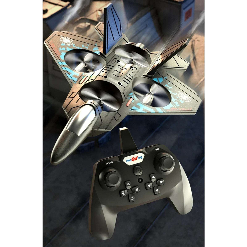 F-22 Raptor Drone2.4GHz RC Remote Control Stunt Plane Easy to Fly L0712 14YRS +