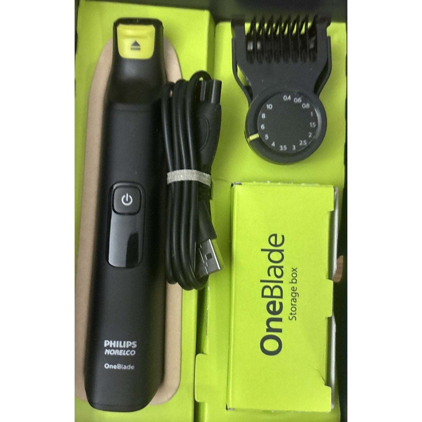 Philips Norelco OneBlade Pro 360 Face + Body Trimmer Shaver +2 Blades QP6542/70
