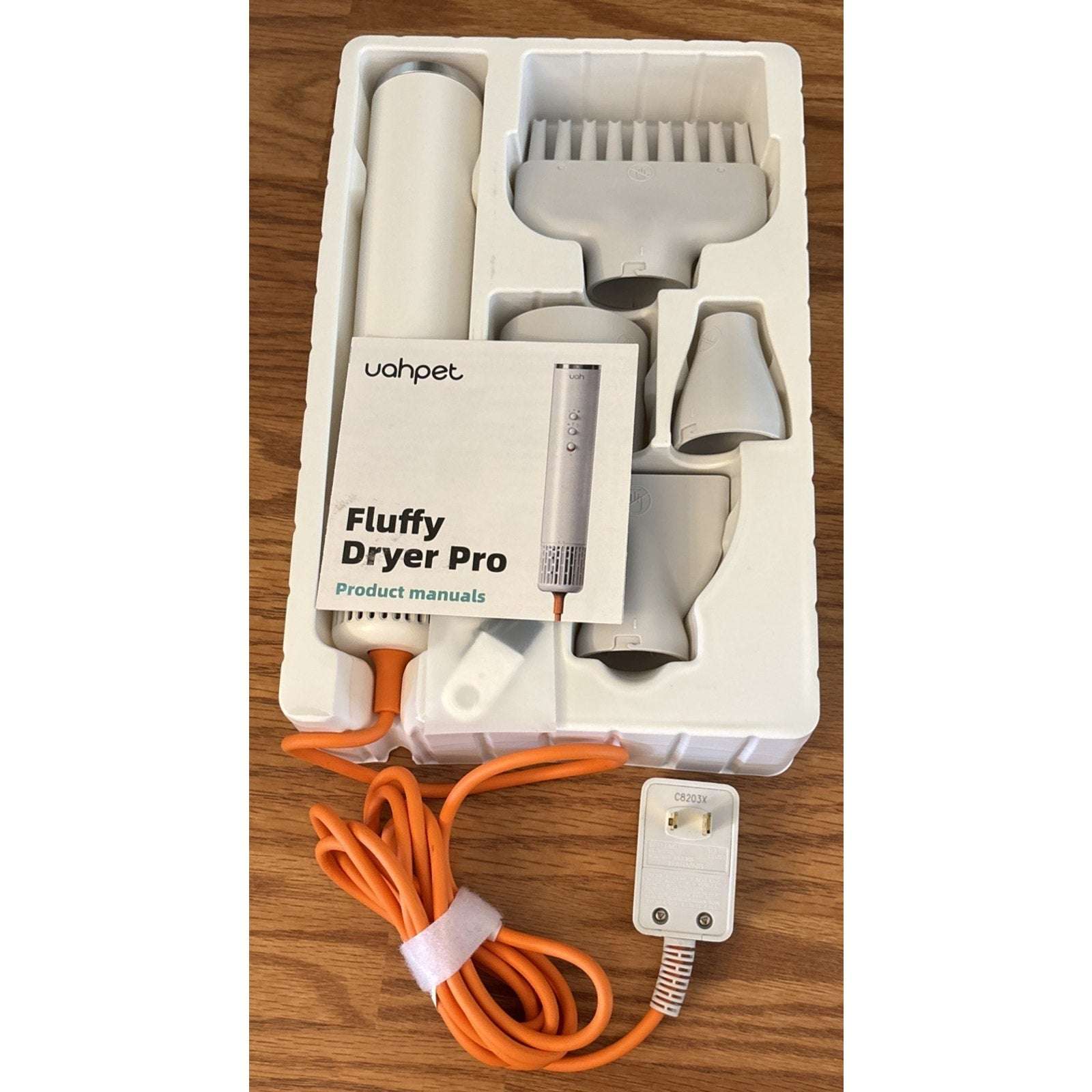 uahPet Fluffy Dog Dryer PRO NTC Smart Temperature Control, Low Noise, Quick Dry