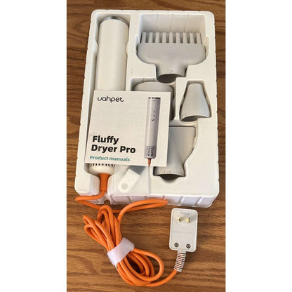 uahPet Fluffy Dog Dryer PRO NTC Smart Temperature Control, Low Noise, Quick Dry
