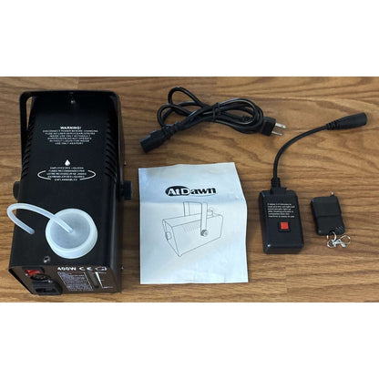 400W 1500CFM Portable Halloween DJ Party Fog Machine 2 Remotes & Fuse Protection