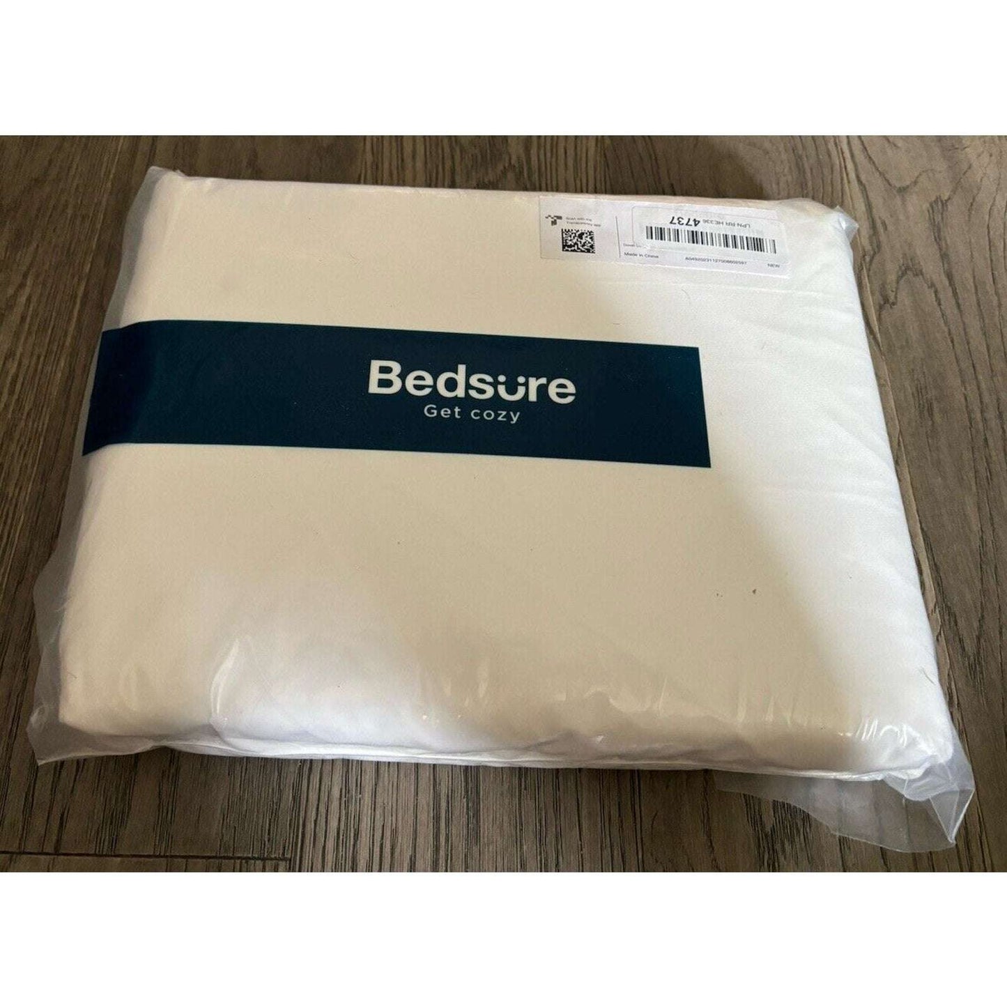 Bedsure Essentials Duvet Cover Set Comforter Cover & 2 Pillow Cases White Queen