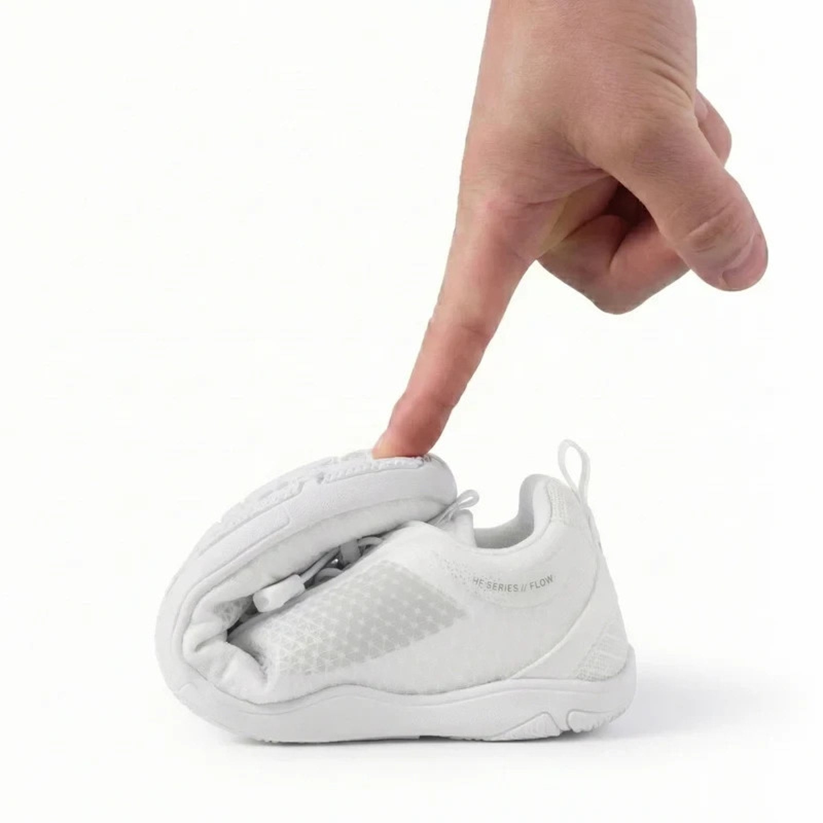Hike Footwear HF Flow Barefoot Shoes For Foot, Knee & Back White/Gray 7 US