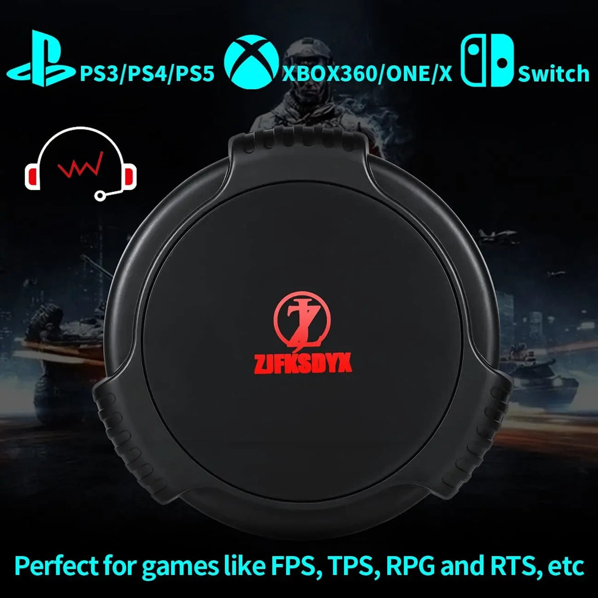 C91 MAX RGB AimBox Keyboard & Mouse Adapter for Xbox One, Switch, PS4 3.5MM Head