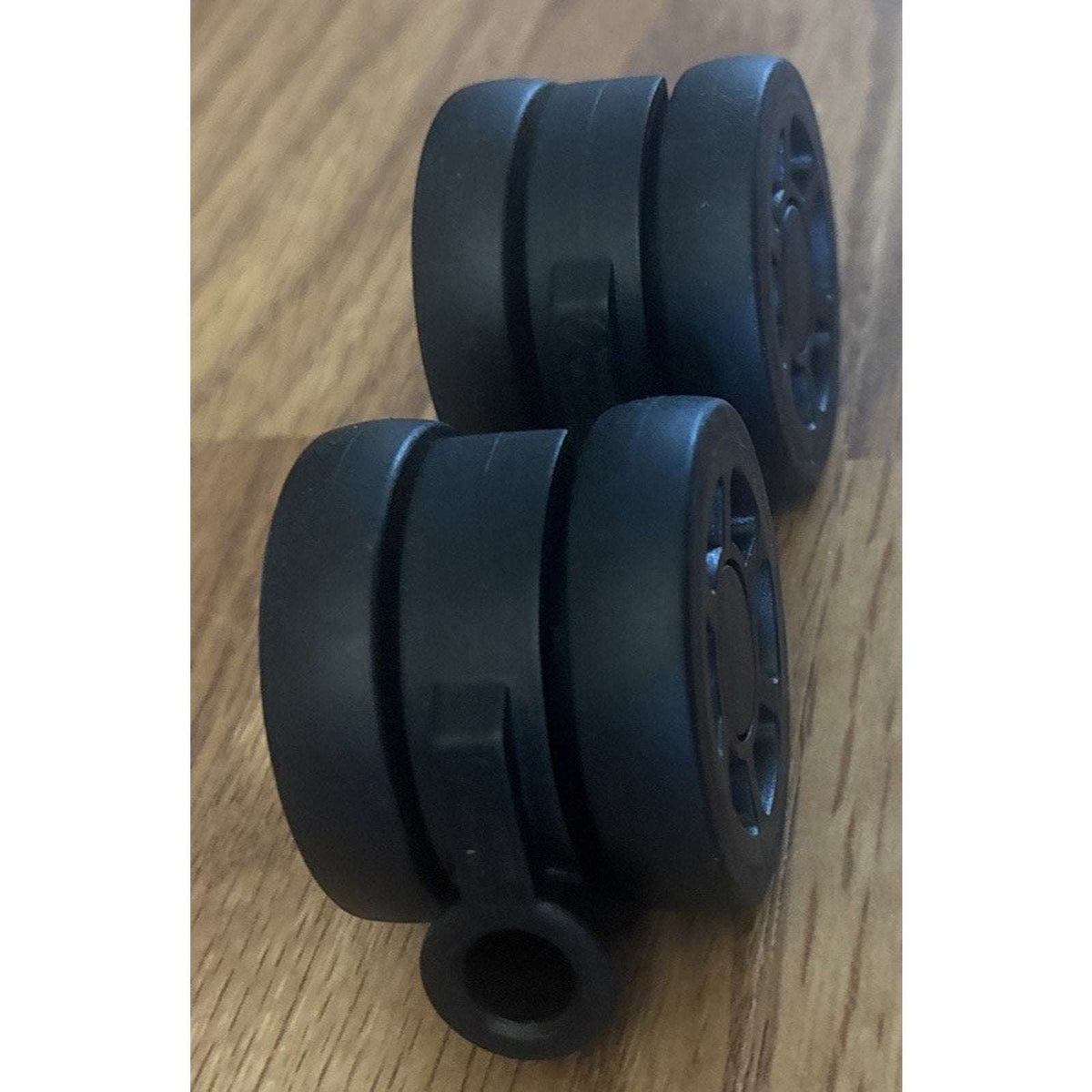 Wheels for Rimowa Trunk, 2 Pack Replacement Kit for Luggage(50mm-Black-Sector)